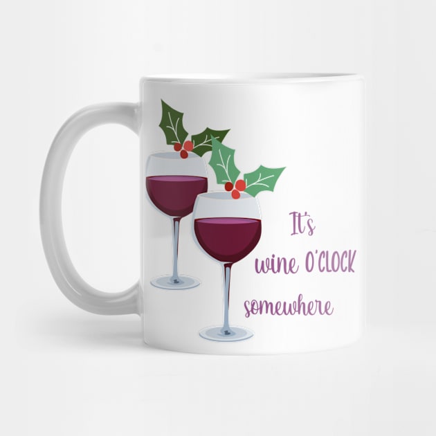 It's Wine O'Clock by SWON Design